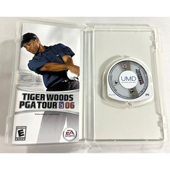 Tiger Woods PGA Tour 2006 Sony PlayStation PSP Complete with Manual Tested - Picture 4 of 9